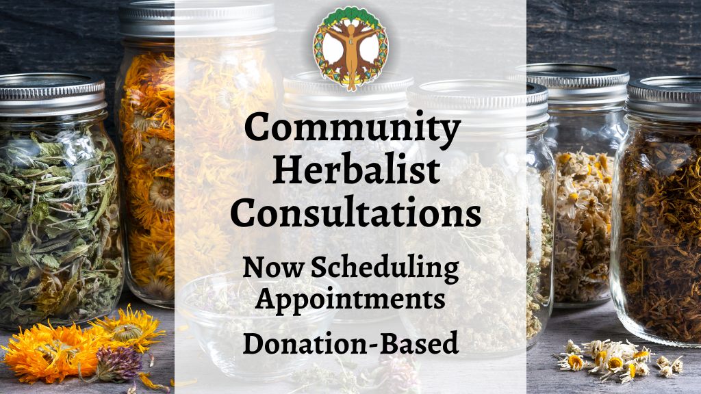 2025 Community Herbalist Consultations Website Graphic