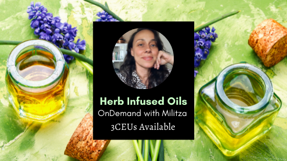 Herb Infused Oils with Militza