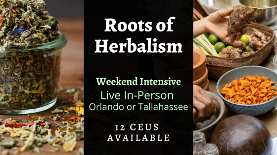 Herbalist Training - Follow the Plant Path 12 Roots of Herbalism Weekend Intensive Orlando